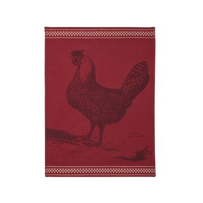 Tea towel - RED HEN 50 x 75 cm