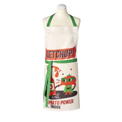 Apron - MISTERATOMIC TOMATOPOWER 85 x 76 cm, cotton