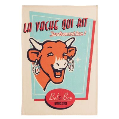 Tea towel - THE LAUGHING COW 50 x 75 cm