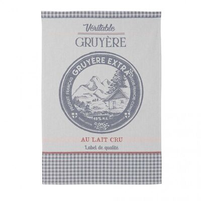 Tea towel - REAL GRUYERE 50 x 75 cm