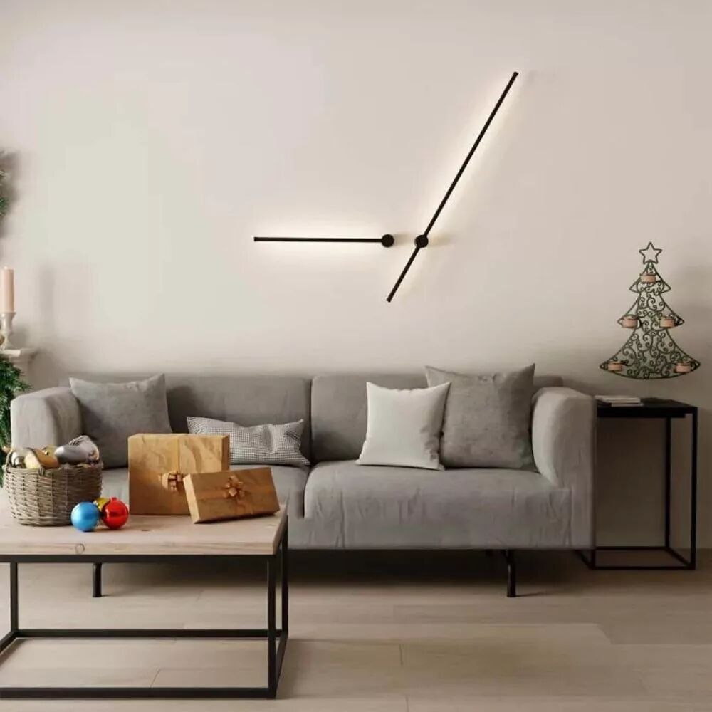 Buy wholesale Laser LED wall light - Black - 60CM