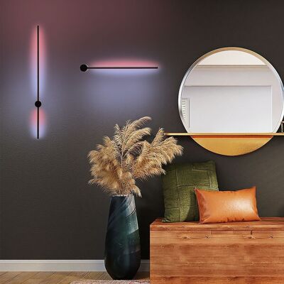 Applique murale Laser RGB Minimaliste 80cm lampe multicolore pour mur chambre salle de jeux