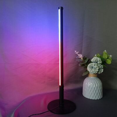Saberlight RGB lámpara de mesa Negro Multicolor lámpara de mesa simple oficina dormitorio