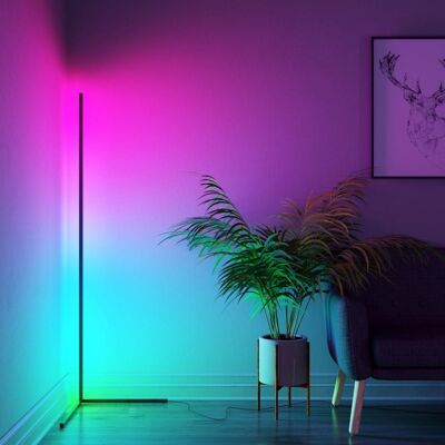 Lampadaire Throne Light LED RGB lampe multicolor Connecté Alexa Google