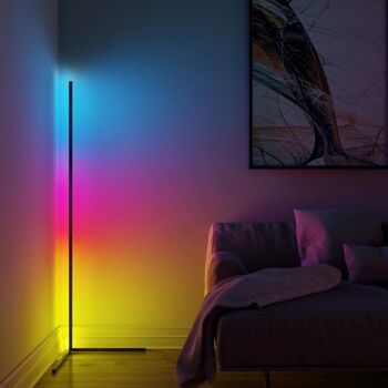 Lampadaire Throne Light LED RGB lampe multicolor Connecté Alexa Google 4