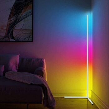 Lampadaire Throne Light LED RGB lampe multicolor Connecté Alexa Google 10