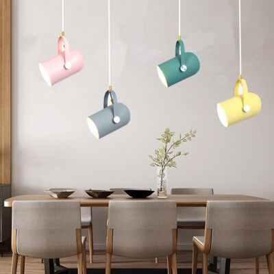 Nordic gray pendant lamp vintage pop ceiling lamp