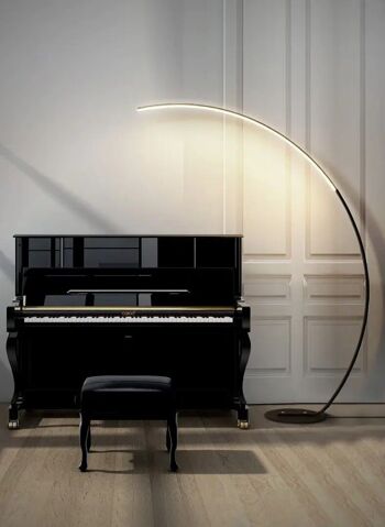 Lampadaire LED Arc design interieur lampe demi cercle moderne salon 5