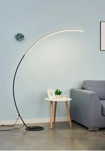 Lampadaire LED Arc design interieur lampe demi cercle moderne salon 7