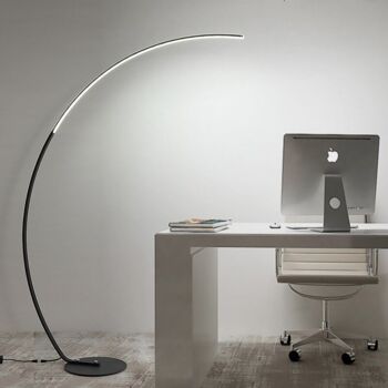 Lampadaire LED Arc design interieur lampe demi cercle moderne salon 9