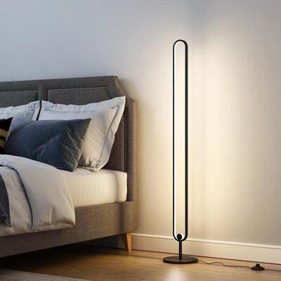 Lampadaire Long Scoop ovale posé au sol lampe