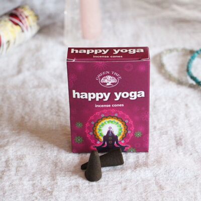 Incenso a cono Happy Yoga - 10pz