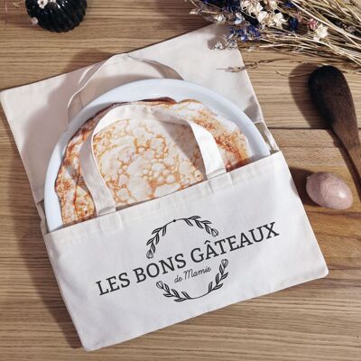 Sac à tarte "Les bons gâteaux de Mamie"