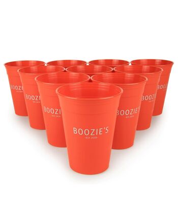 Boozie's Classic Red BeerPong Lot de 22 1