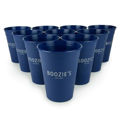Boozie's 22 BeerPong Set Deep Ocean Blue