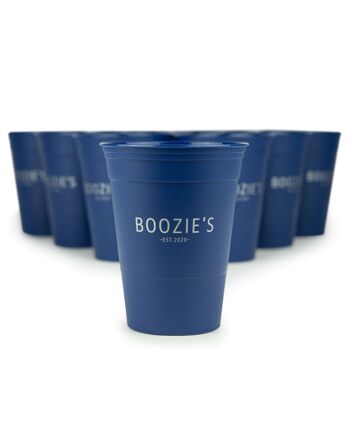 Boozie's 22 BeerPong Set Deep Ocean Blue 6