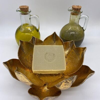 Olivenölseife mit 30% Lorbeeröl "Aleppo Seife"