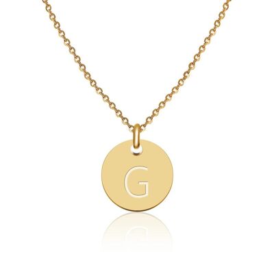 Buchstaben Halskette Gold - G