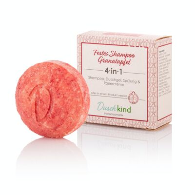 Duschkind solid shampoo pomegranate with castor oil