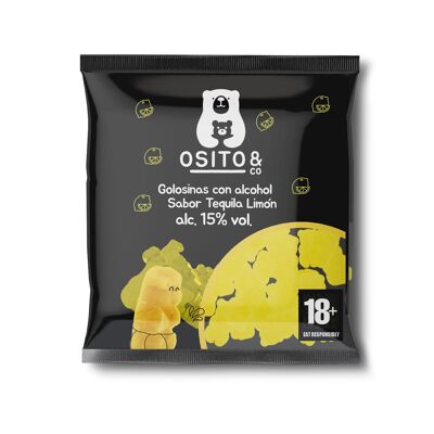 Bears with Alcohol - Display box of 20 bags of Tequila-Lime