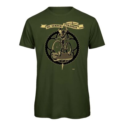 T-shirt vélo St. George kaki