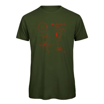 Fahrrad T-Shirt Voyager khaki