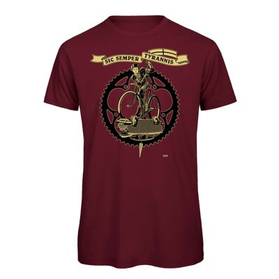 Fahrrad T-Shirt St. George bordeaux