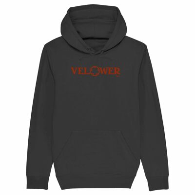 Fahrrad Hoodie Velower dunkelgrau