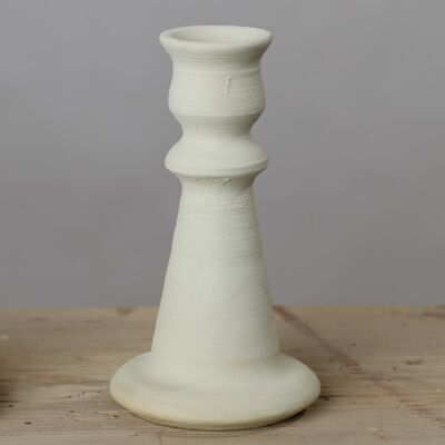 Base portacandele in ceramica
