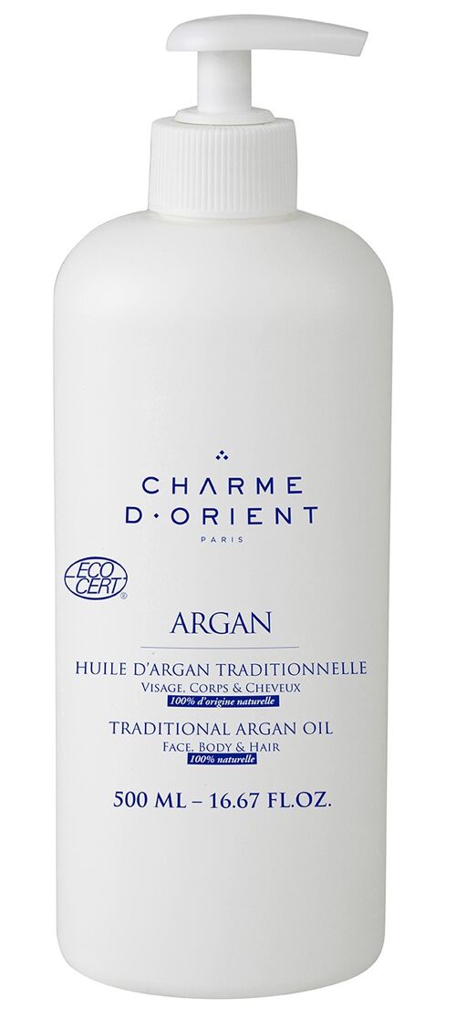 Huile d'argan traditionnelle BIO - 500ml