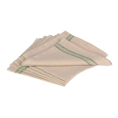 Linen napkins COUNTRY HOUSE green