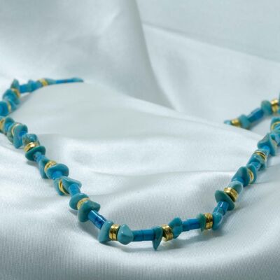 Collier en turquoise amérindienne