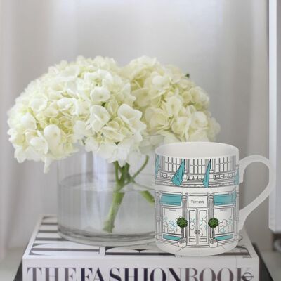 Window Shopping - Tazza Tiffany in porcellana fine bone china