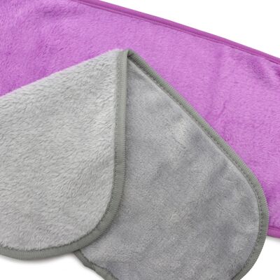 Simply Gone Makeup Remover Cloth - Purple & Grey