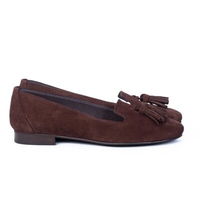 Braune Capri-Schuhe für Damen