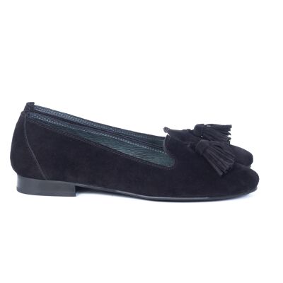 Schwarze Capri-Schuhe für Damen