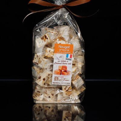 Bag of 400 g Nougat with salted butter caramel chips