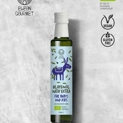 Bio olivenöl nativ extra für babys und kids “babyblau” 50ml