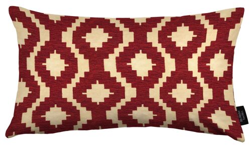 Arizona Geometric Red Cushion_60cm x 40cm