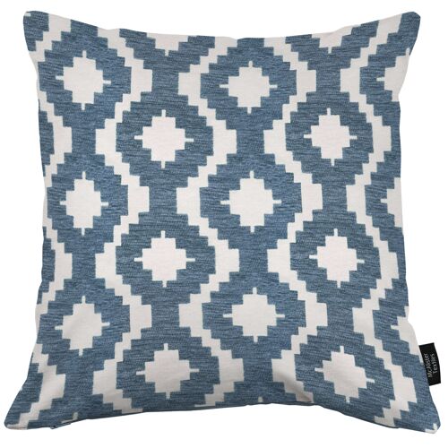 Arizona Geometric Wedgewood Blue Cushion_43cm x 43cm