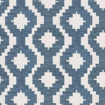 Coussin bleu géométrique Arizona Wedgewood_60cm x 40cm 5