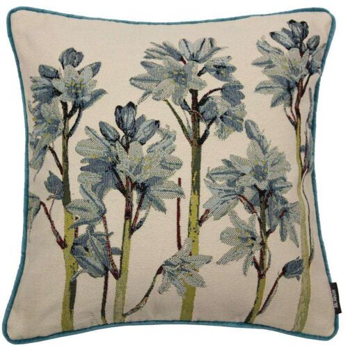 Tapestry Bluebell Floral Cushion