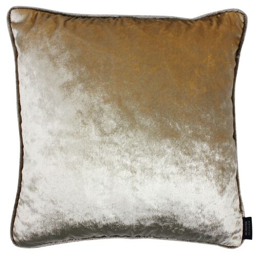 Champagne Gold Crushed Velvet Cushions_43cm x 43cm