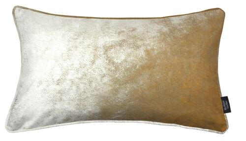 Champagne Gold Crushed Velvet Cushions_60cm x 40cm
