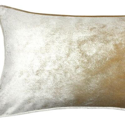 Champagne Gold Crushed Velvet Cushions_60cm x 40cm