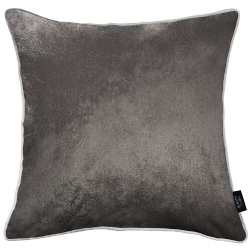 Charcoal Grey Crushed Velvet Cushions_43cm x 43cm