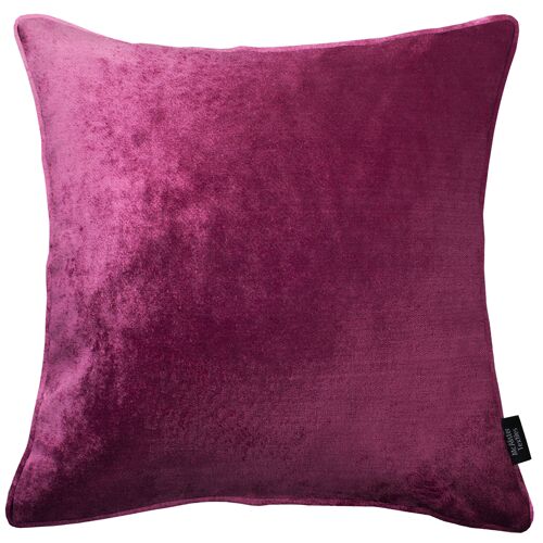 Fuchsia Pink Crushed Velvet Cushions_43cm x 43cm