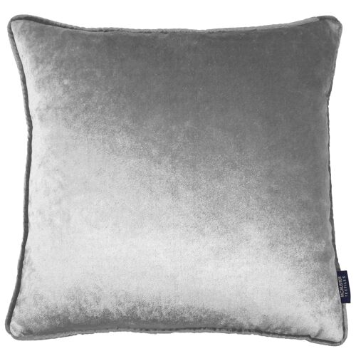 Silver Crushed Velvet Cushions_49cm x 49cm