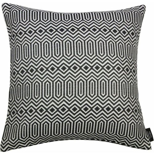 Colorado Geometric Black Cushion_49cm x 49cm