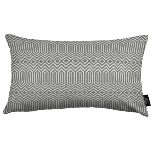 Colorado Geometric Charcoal Grey Cushion_60cm x 40cm